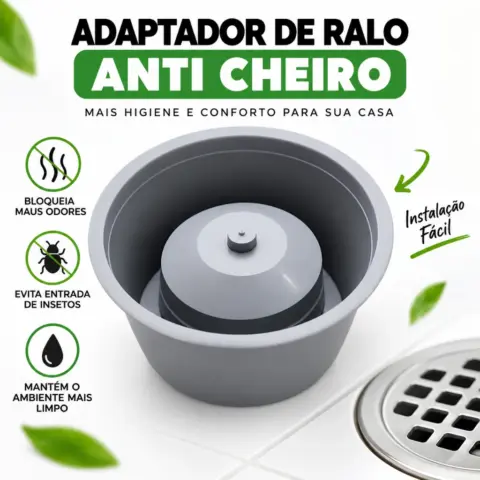 Adaptador de Ralo Antiodor de 10 cm