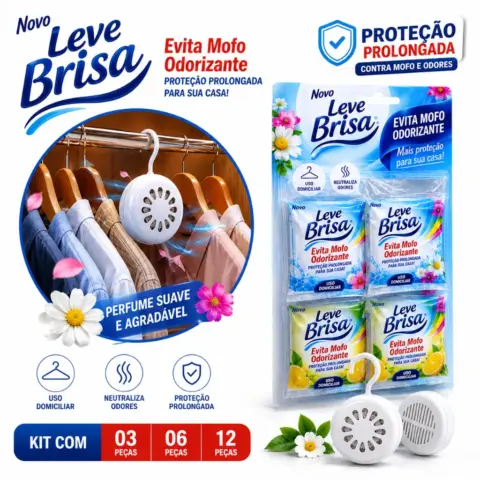 Antimofo Leve Brisa para Guarda-Roupa