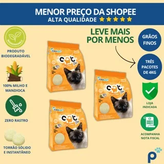 Areia Catbio Biodegradável 12 kg
