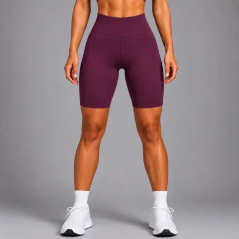 Bermuda Ciclista Fitness de Suplex Cintura Alta