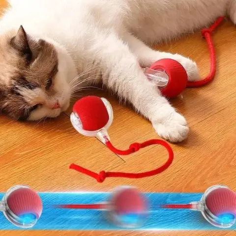 Brinquedo Inteligente para Gatos com Bola