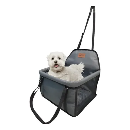 Cadeira para Pet Assento Carro Seguro Até 15kg Ganhe Coleira