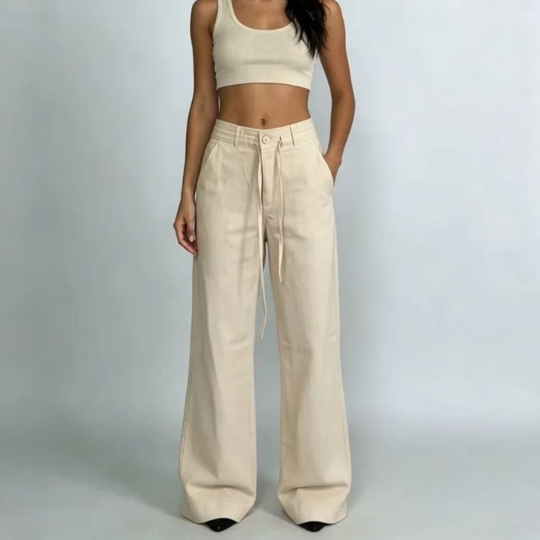 Calça Feminina Cintura Média Versátil
