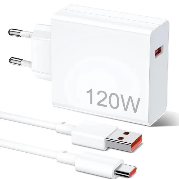 Carregador Turbo 67 W ou 120 W com Cabo USB-C