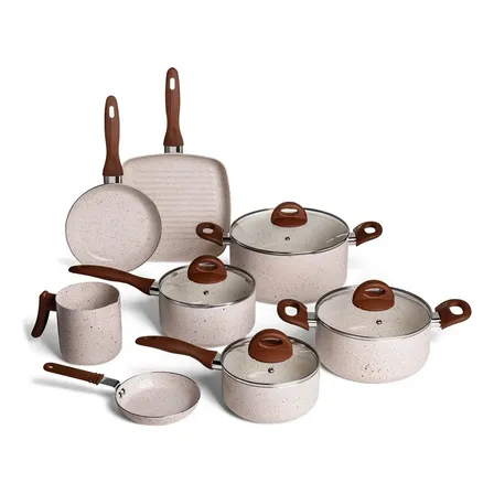 Conj de Panelas 8 Peças Ceramic Life Smart Plus Vanilla – Brinox