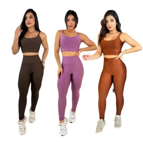 Conjunto Fitness Premium de Top e Calça Legging