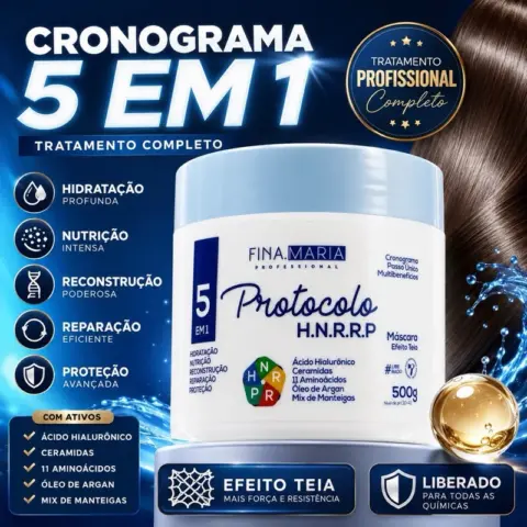 Cronograma Capilar 5 em 1 Fina Maria