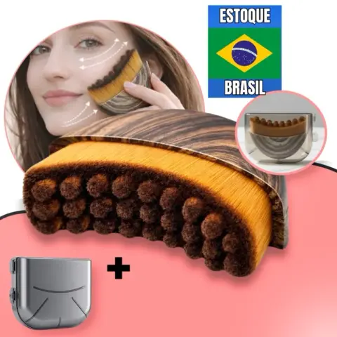 Escova de Drenagem Linfática Facial