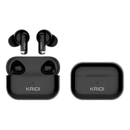 Fone Bluetooth 5.4 Sem Fio Tws Kaidi Kd780 Graves Potentes Preto