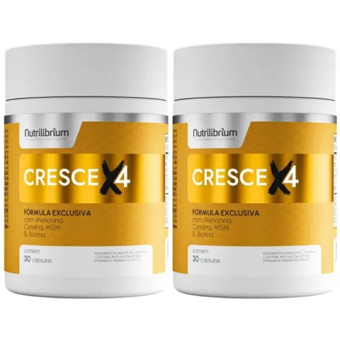Kit 2 Cresce X4 Total com 60 Cápsulas
