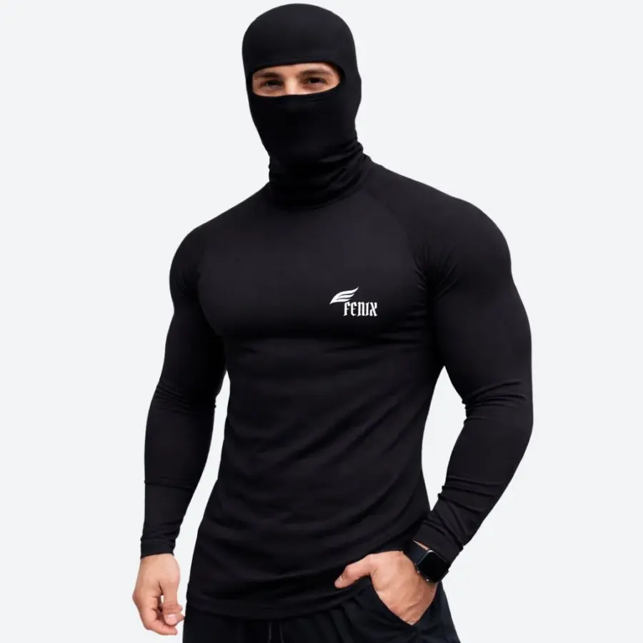 Kit Camisa Térmica com Balaclava UV50+