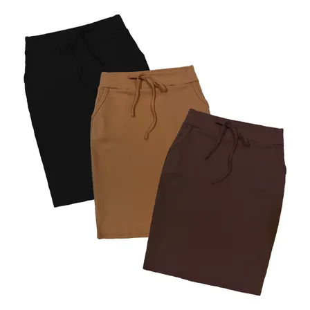 Kit de 3 Saias Moda Elegante Casual Feminina Evangélica