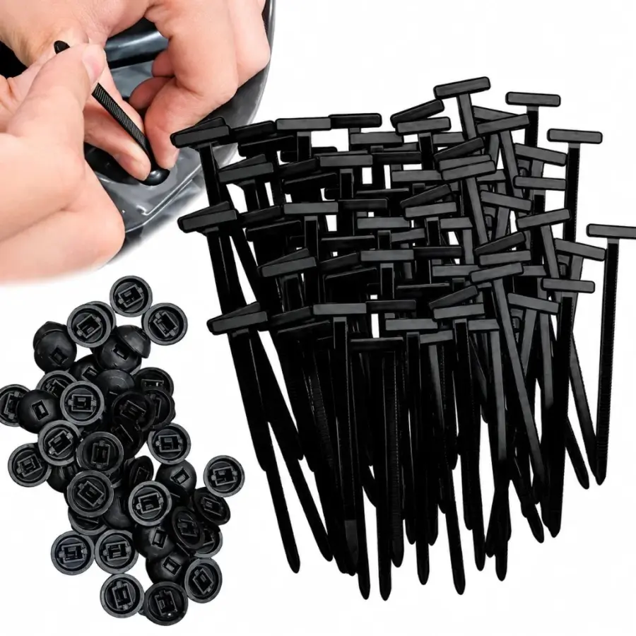 Kit de Abraçadeiras Automotivas Universais