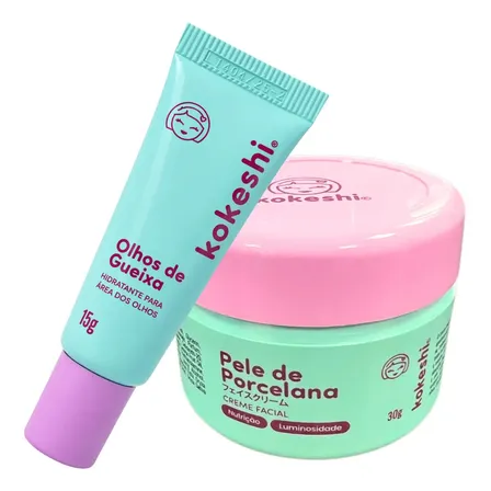 Kit Hidratação Facial + Olhos- Anti Sinais – Kokeshi Skin Care Milagre do Arroz