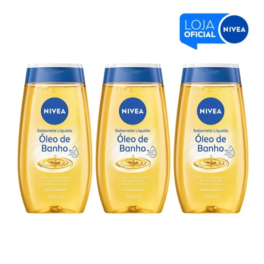 Kit Nivea Óleo de Banho 3 Unidades