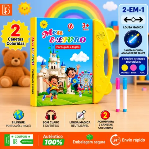 Livro Interativo Bilíngue com Som