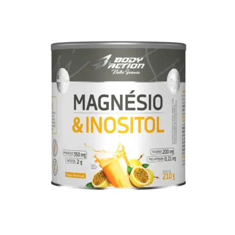 Magnésio e Inositol Bodyaction 210 g