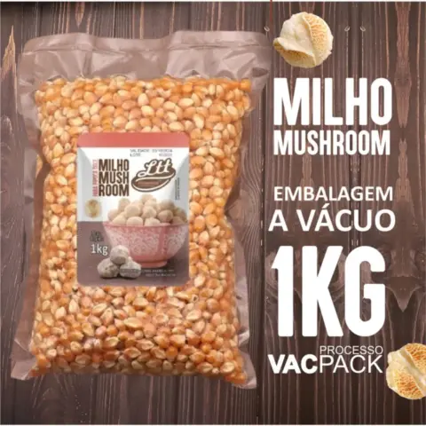 Milho de Pipoca Mushroom 1 kg