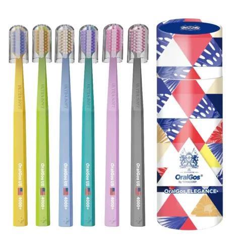 OralGos Escova de Dente Pacote com 6