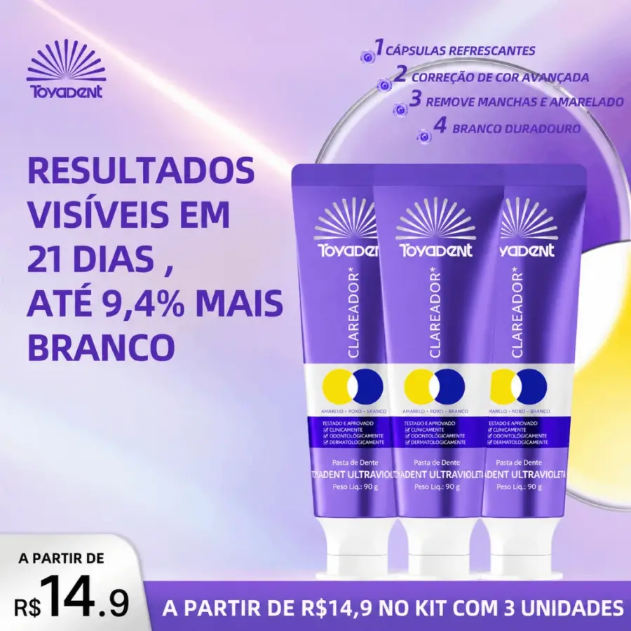 Pasta de Dente Espuma Toyadent 90 g