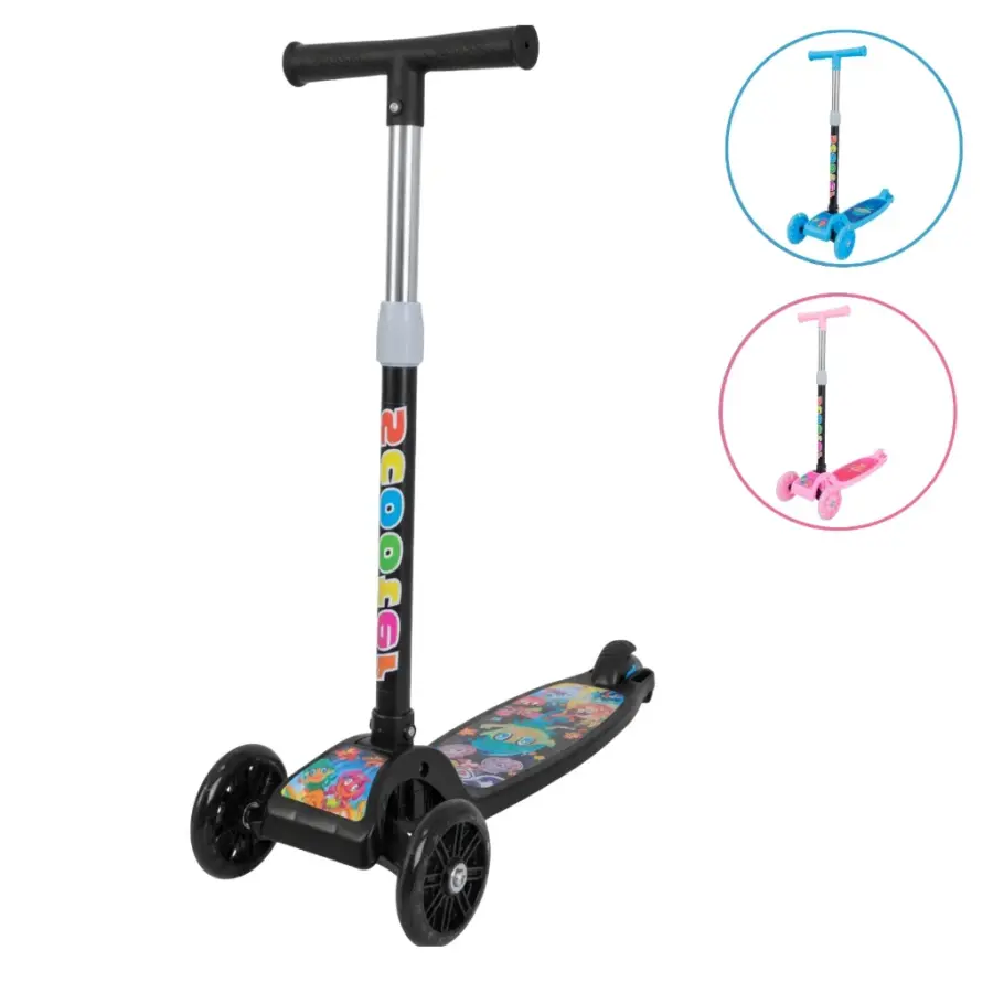 Patinete Infantil 3 Rodas com LED