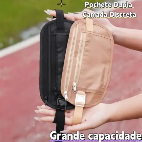 Pochete Doleira Antifurto Impermeável