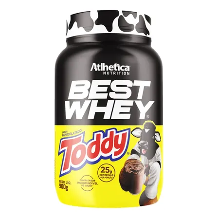 Proteína Atlhetica Nutrition Best Whey em pó sabor Toddy x 900g
