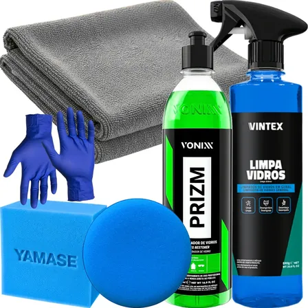 Removedor Chuva Acida Restaurador Limpa Vidros Vonixx Luvas