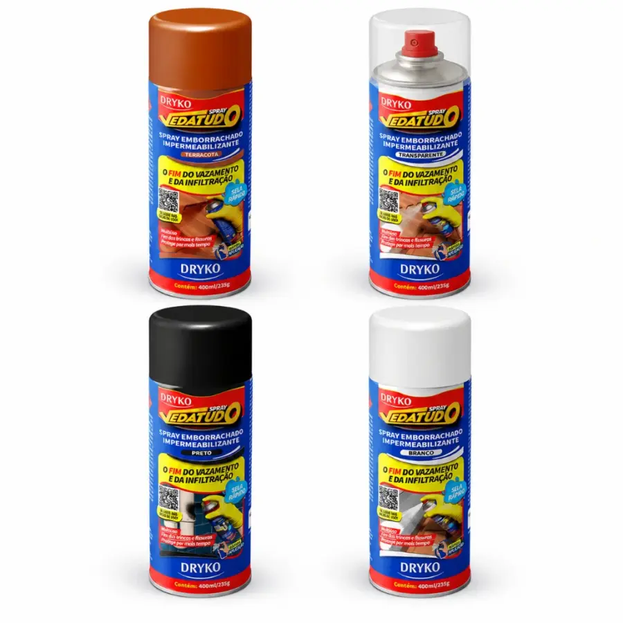 Spray Impermeabilizante Vedatudo Dryko 400 ml