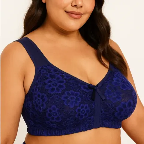 Sutiã Top de Renda Plus Size