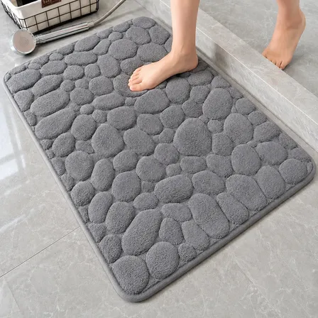 Tapete de Banheiro Antiderrapante Macio e Absorvente 60×40